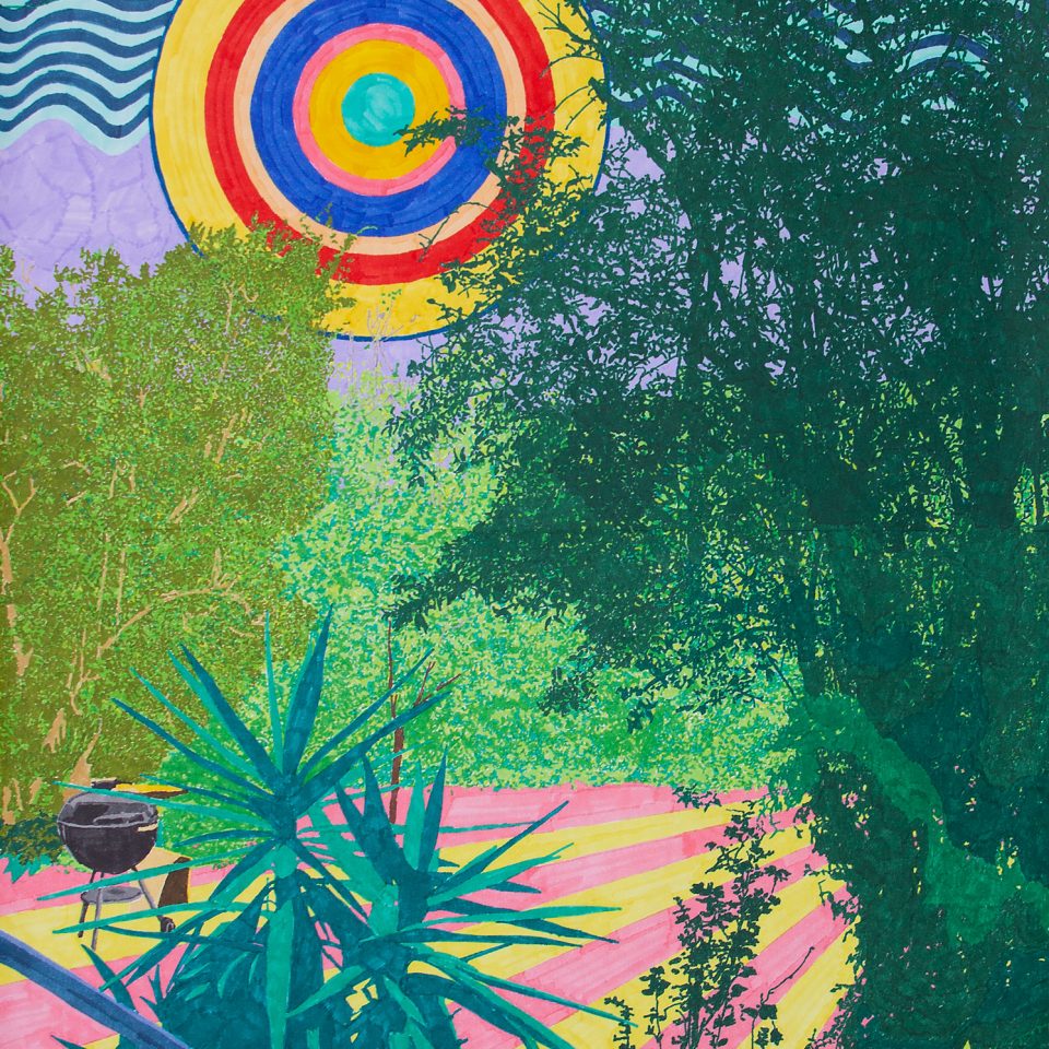 2020 | Parason | Pigmentmarker auf Papier | Johannes Karl | 60x80 cm